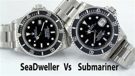 difference between submariner and sea dweller